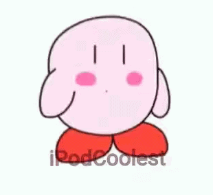Kirby waving his hands (Smash Bros. taunt)